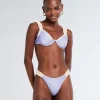 Kvinnor Juicy Couture Alessia Lilac Shine Med Virkad Botten