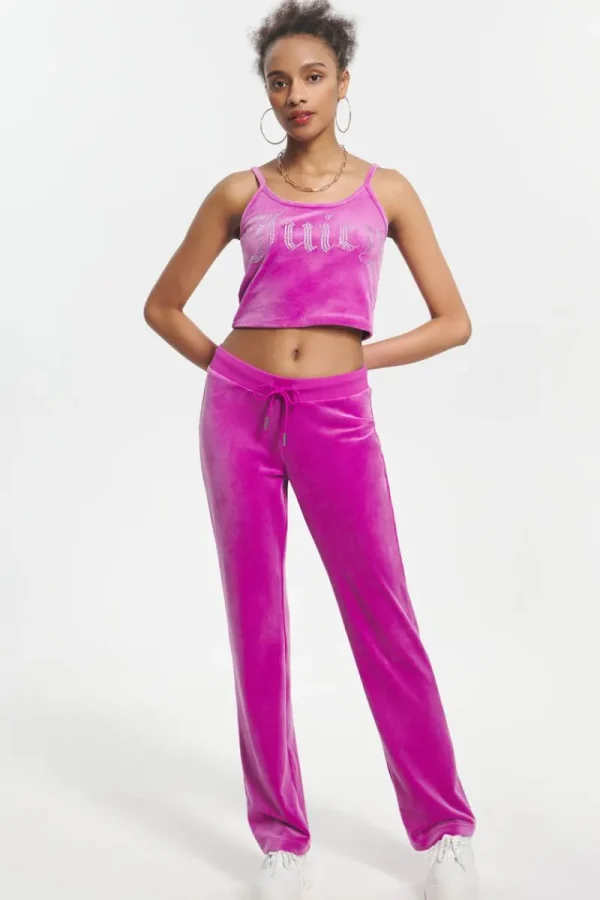 Kvinnor Juicy Couture Big Bling Velour Linne