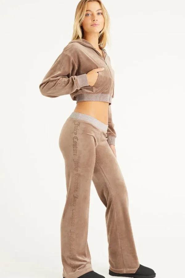 Kvinnor Juicy Couture Byxor Med Vida Ben Med Sidobling