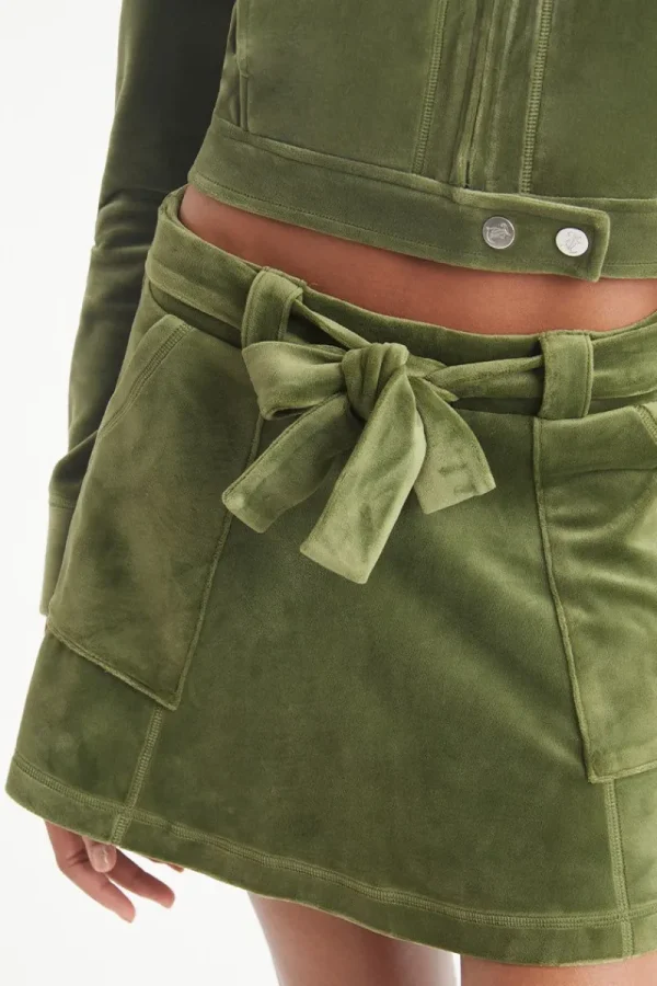 Kvinnor Juicy Couture Cargo Kjol I Velour