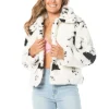 Kvinnor Juicy Couture Flackig Faux Sherpajacka