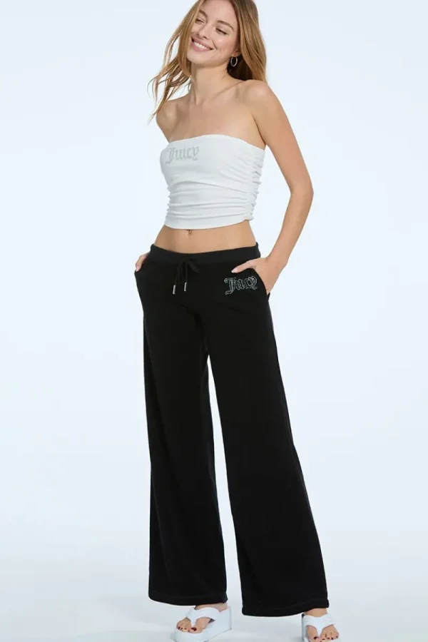 Kvinnor Juicy Couture Handduksfrotte Small Bling Tube Top