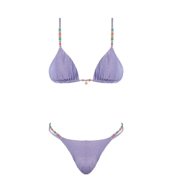 Kvinnor Juicy Couture Iris Lilac Shine Top