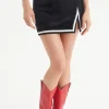 Kvinnor Juicy Couture Juicy Varsity Velour Mini Kjol