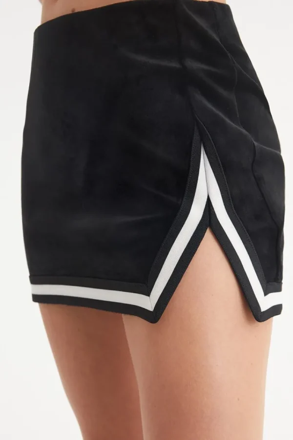 Kvinnor Juicy Couture Juicy Varsity Velour Mini Kjol