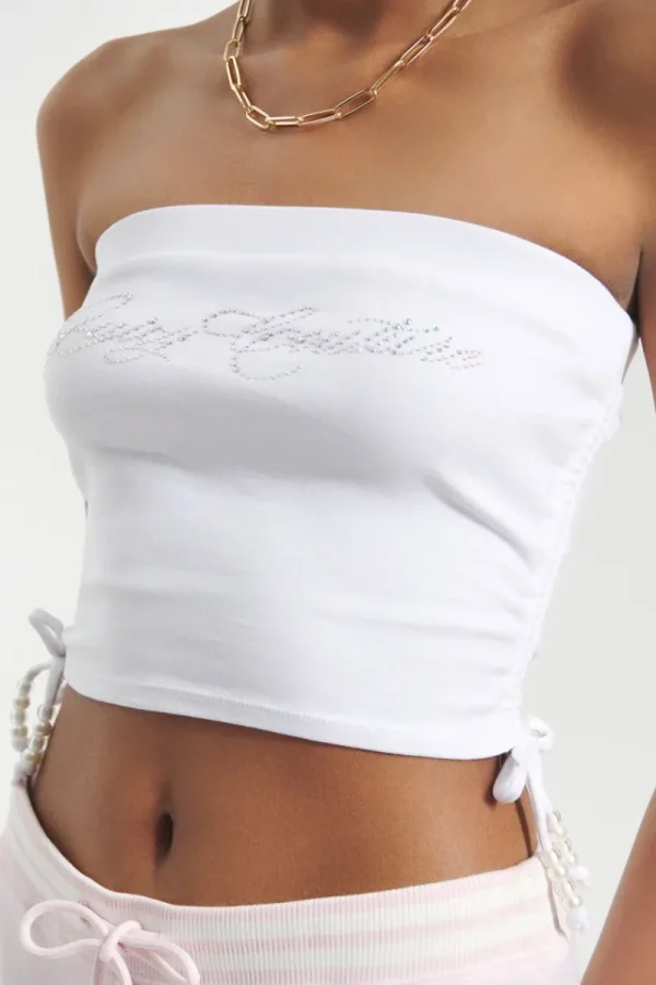 Kvinnor Juicy Couture Manus Bling Tube Top