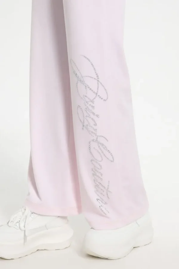 Kvinnor Juicy Couture Manus Bling Velour Träningsbyxor