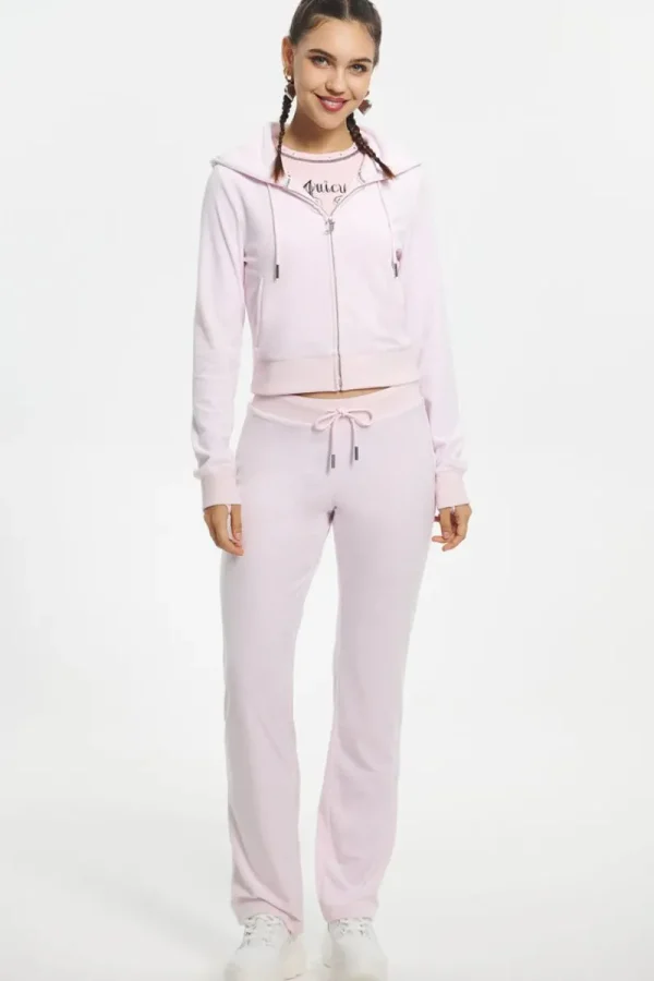 Kvinnor Juicy Couture Mixed Jewels Velour Träningsbyxor