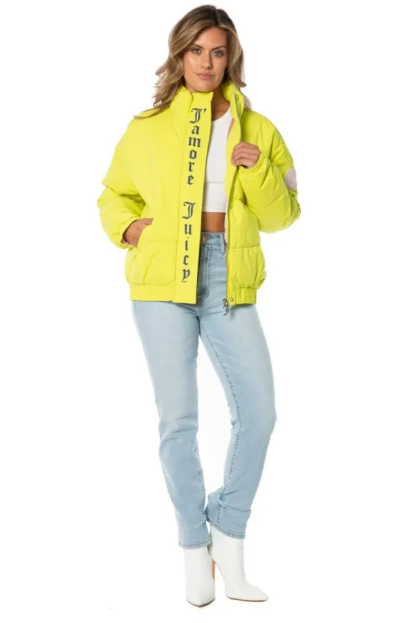 Kvinnor Juicy Couture Monogram Pufferjacka