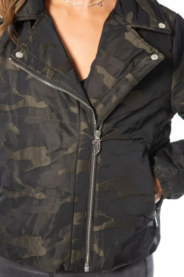Kvinnor Juicy Couture Moto Pufferjacka