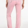 Kvinnor Juicy Couture Og Big Bling Velour Track Pants —Rejuiced