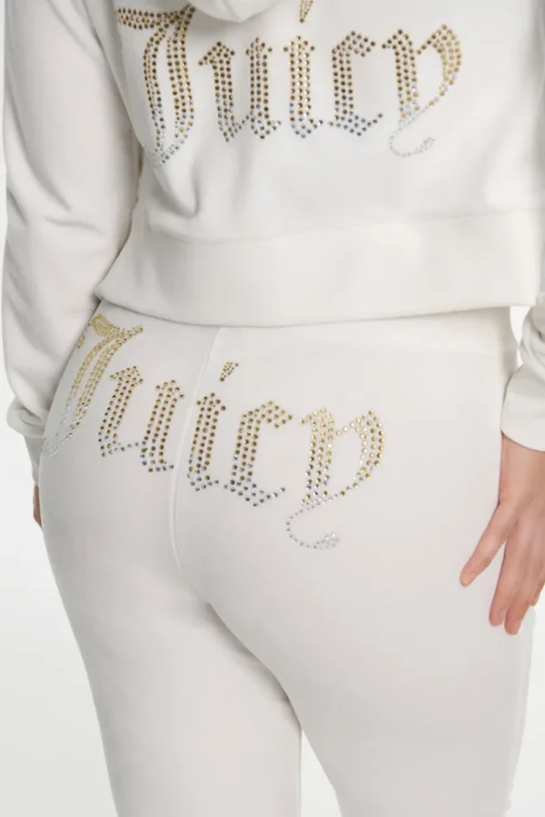 Kvinnor Juicy Couture Ombre Big Bling Velour Hoodie
