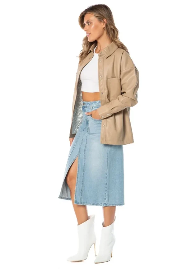 Kvinnor Juicy Couture Overdimensionerad Konstladershacket