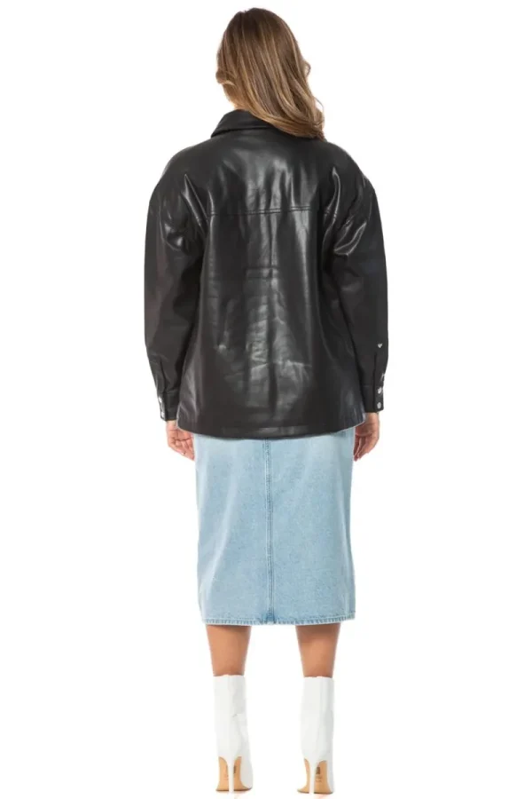 Kvinnor Juicy Couture Overdimensionerad Konstladershacket
