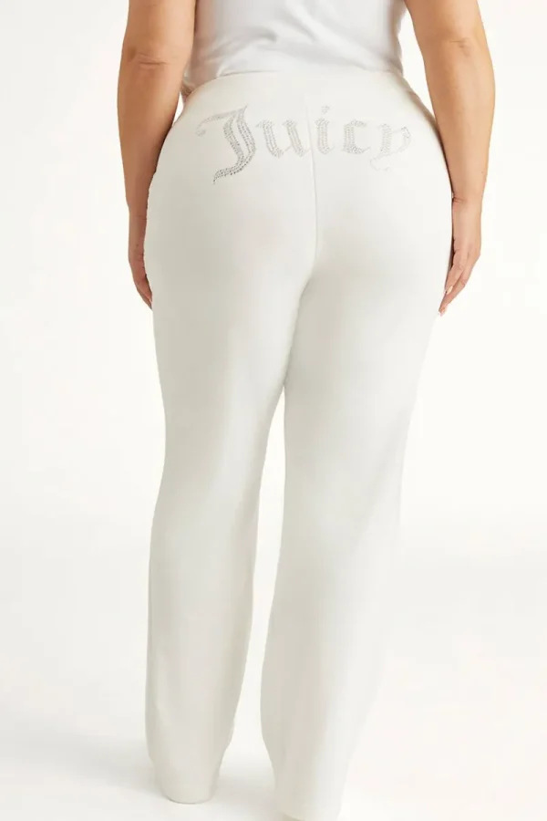 Kvinnor Juicy Couture Plus-Size Og Big Bling Velour Träningsbyxor