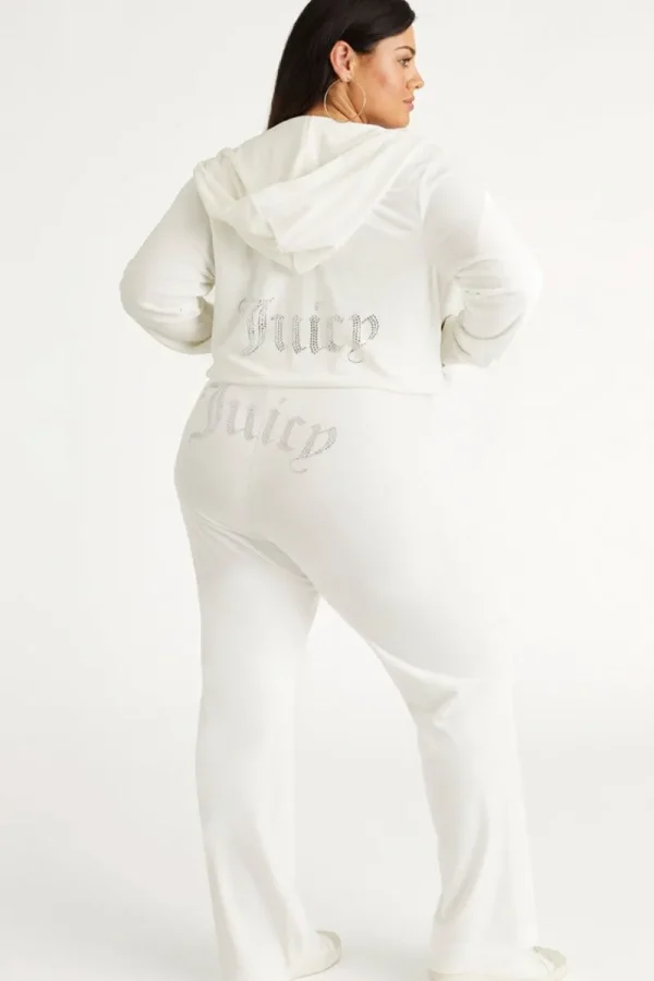 Kvinnor Juicy Couture Plus-Size Og Big Bling Velour Träningsbyxor