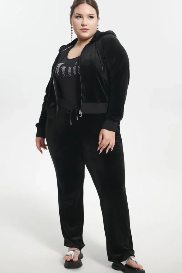 Kvinnor Juicy Couture Plus-Size Ombre Big Bling Velour Träningsbyxor