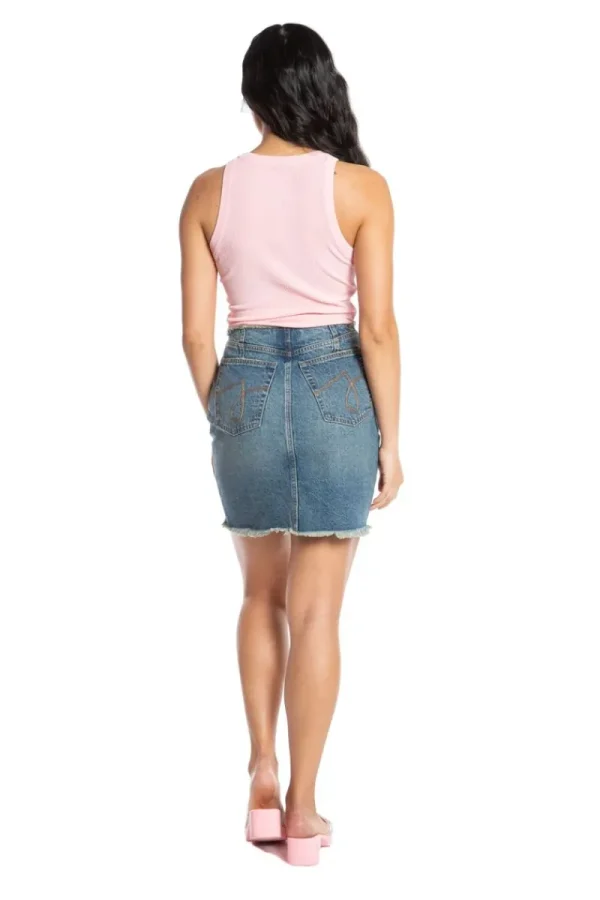 Kvinnor Juicy Couture Raw Hem Mini Kjol
