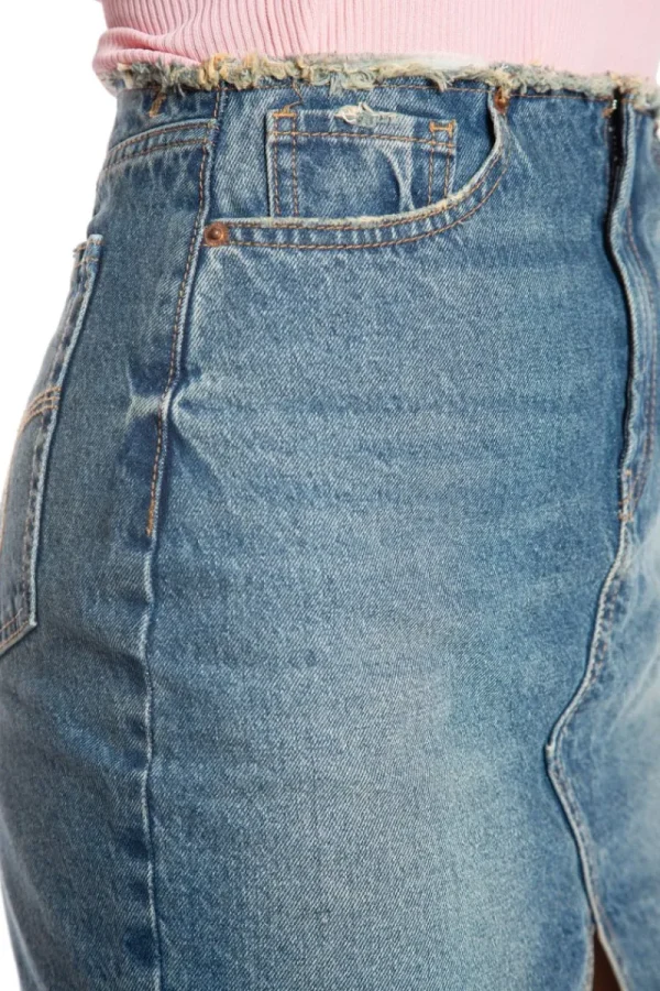 Kvinnor Juicy Couture Raw Hem Mini Kjol