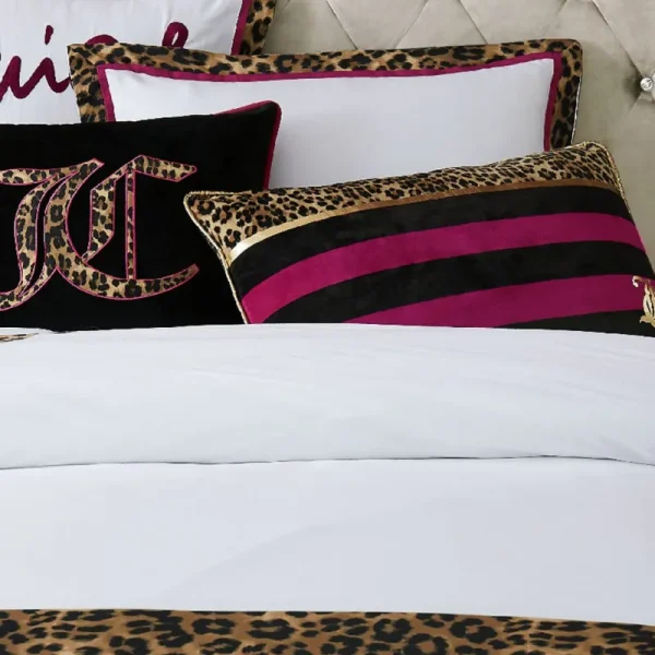 Juicy Couture Sammet Safari Stripe Kudde