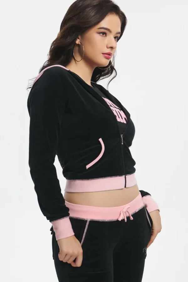 Kvinnor Juicy Couture Sweetheart Hoodie I Bomullsvelour