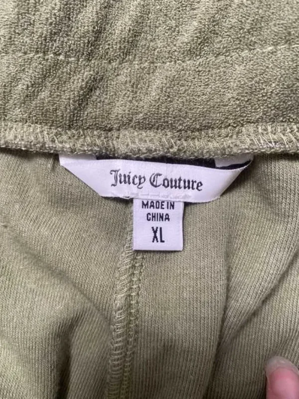 Kvinnor Juicy Couture Terry Logo Retro Shorts—Rejuiced