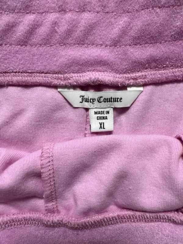 Kvinnor Juicy Couture Terry Logo Retro Shorts—Rejuiced