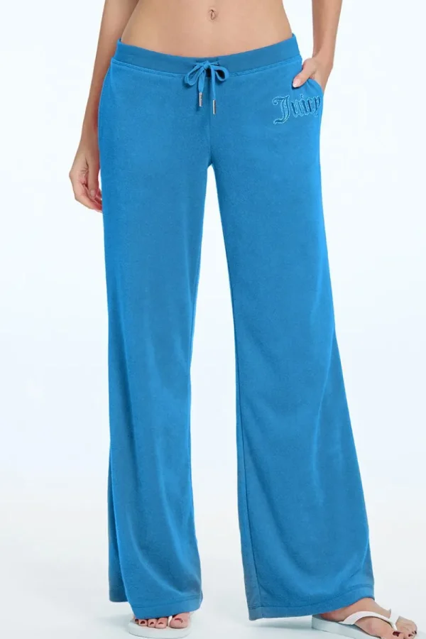 Kvinnor Juicy Couture Tonal Towel Terry Track Pants