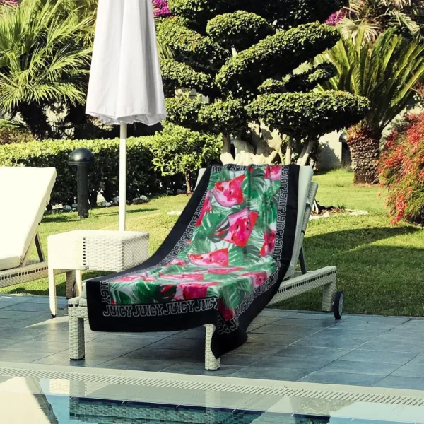 Juicy Couture Tryckt Strandhandduk