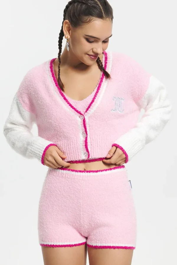 Kvinnor Juicy Couture Varsity Knit Cardigan